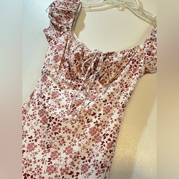 Windsor White and Pink Floral Bodycon Dress Womens Sz Small - Picture 4 of 6